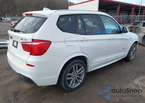 2016 BMW X3 xDrive28I z USA, uszkodzony, nr VIN 5UXWX9C57G0D91046